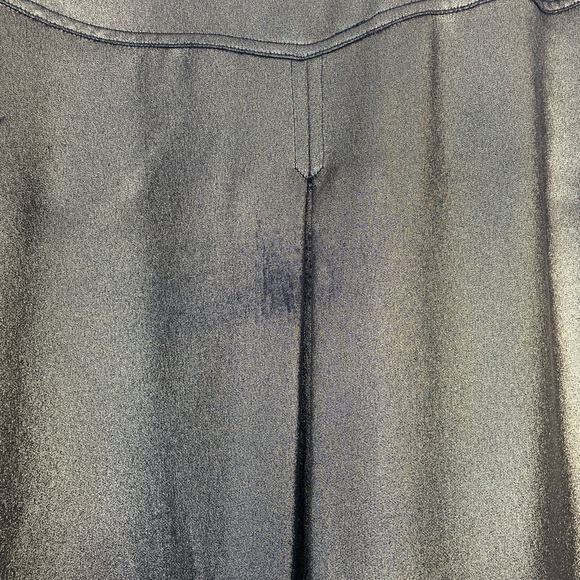 BCBGMAXAZRIA Emilee Metallic Gold Shirt Dress Size Small - Picture 9 of 12